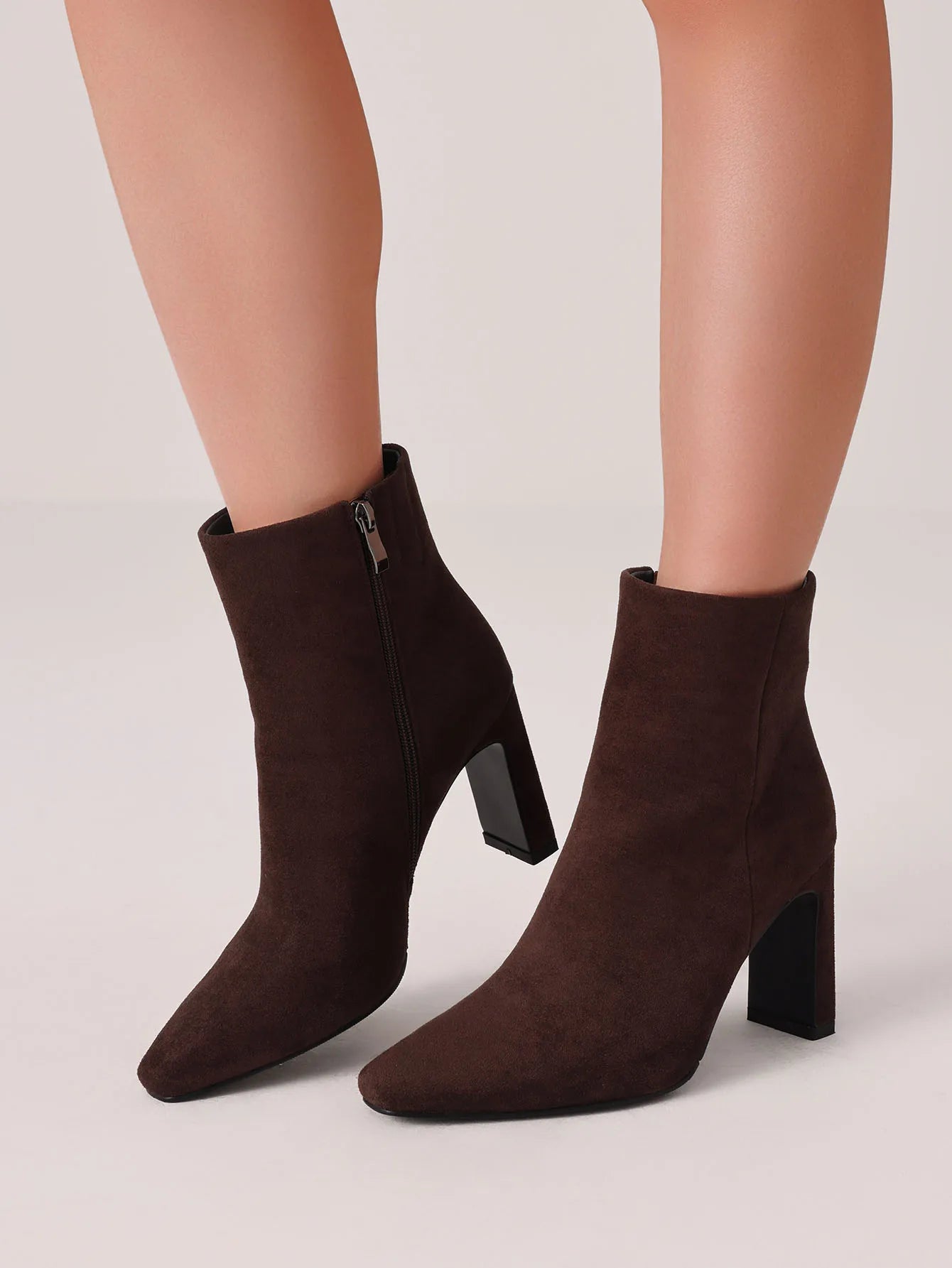 Square Toe Ankle Boots